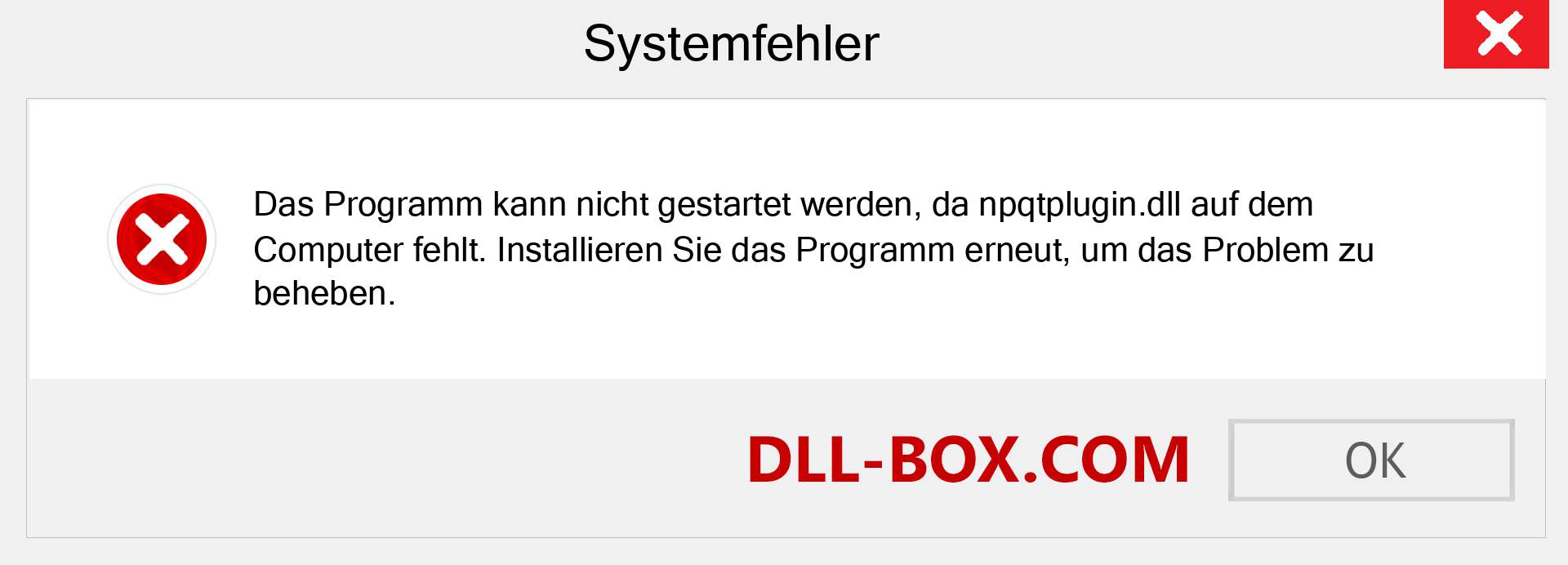 npqtplugin.dll-Datei fehlt?. Download für Windows 7, 8, 10 - Fix npqtplugin dll Missing Error unter Windows, Fotos, Bildern