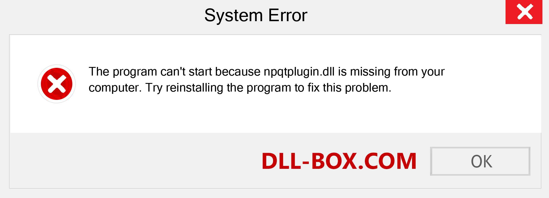  npqtplugin.dll file is missing?. Download for Windows 7, 8, 10 - Fix  npqtplugin dll Missing Error on Windows, photos, images